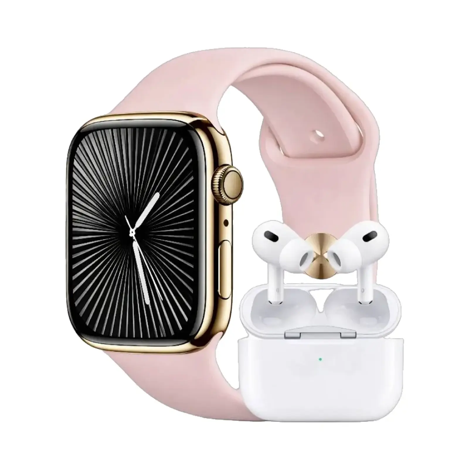 ساعت هوشمند اوکپو 46mm 1+7 Metal Case with Silicone Band - طلایی
