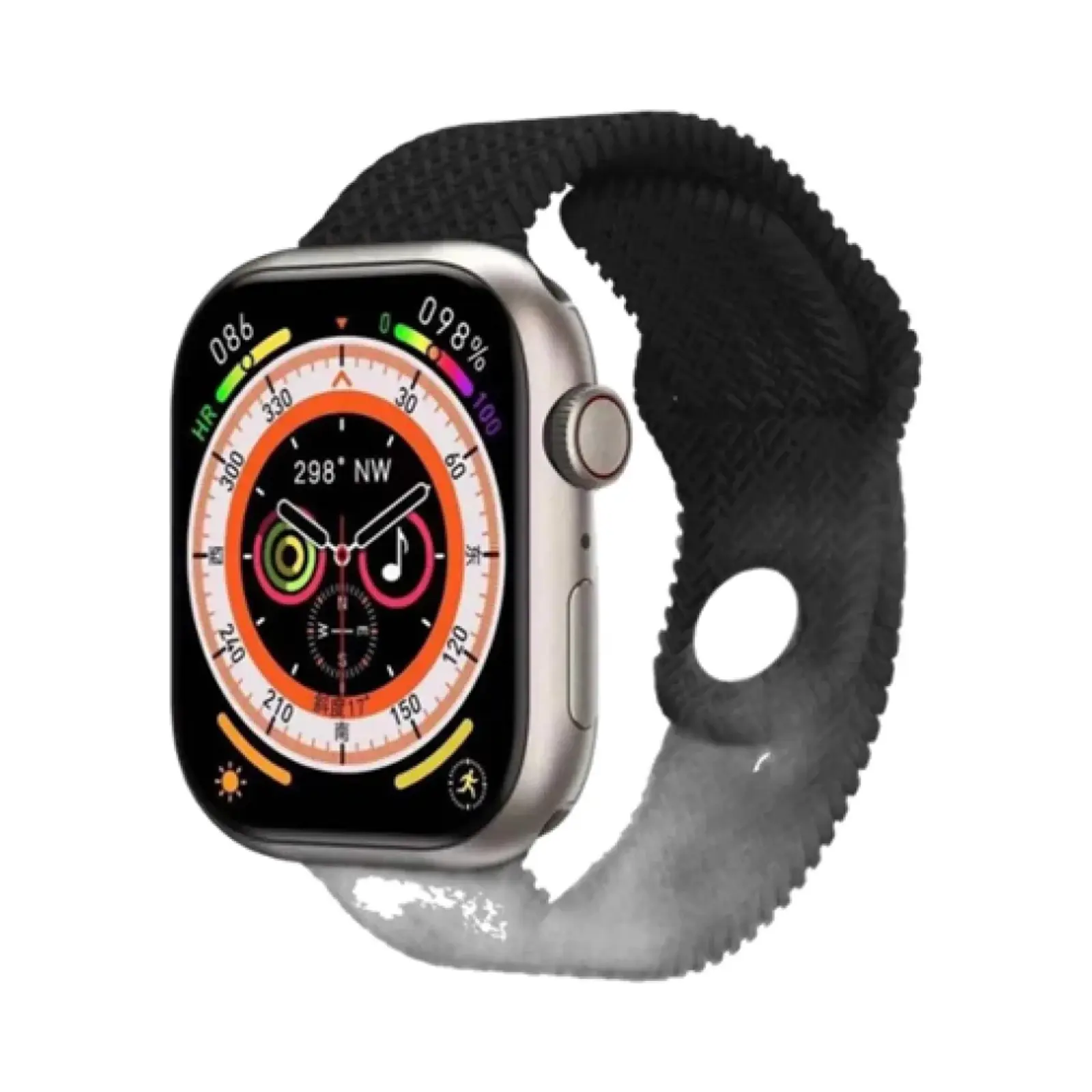ساعت هوشمند کیکویر 46mm kw35 max Metal Case with Silicone Band