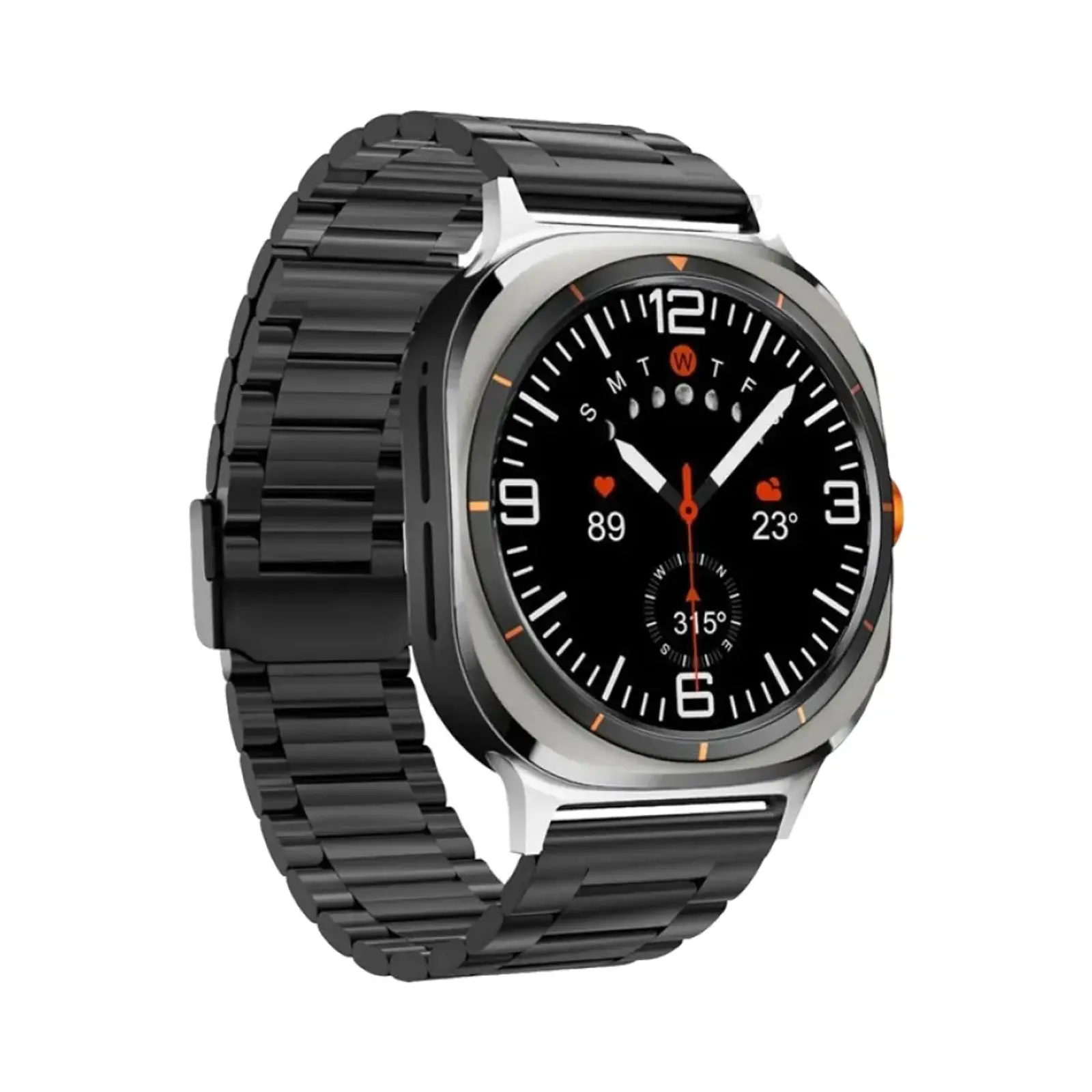 ساعت هوشمند لومینکس 52mm SK7 ultra Metal Case with Silicone Band