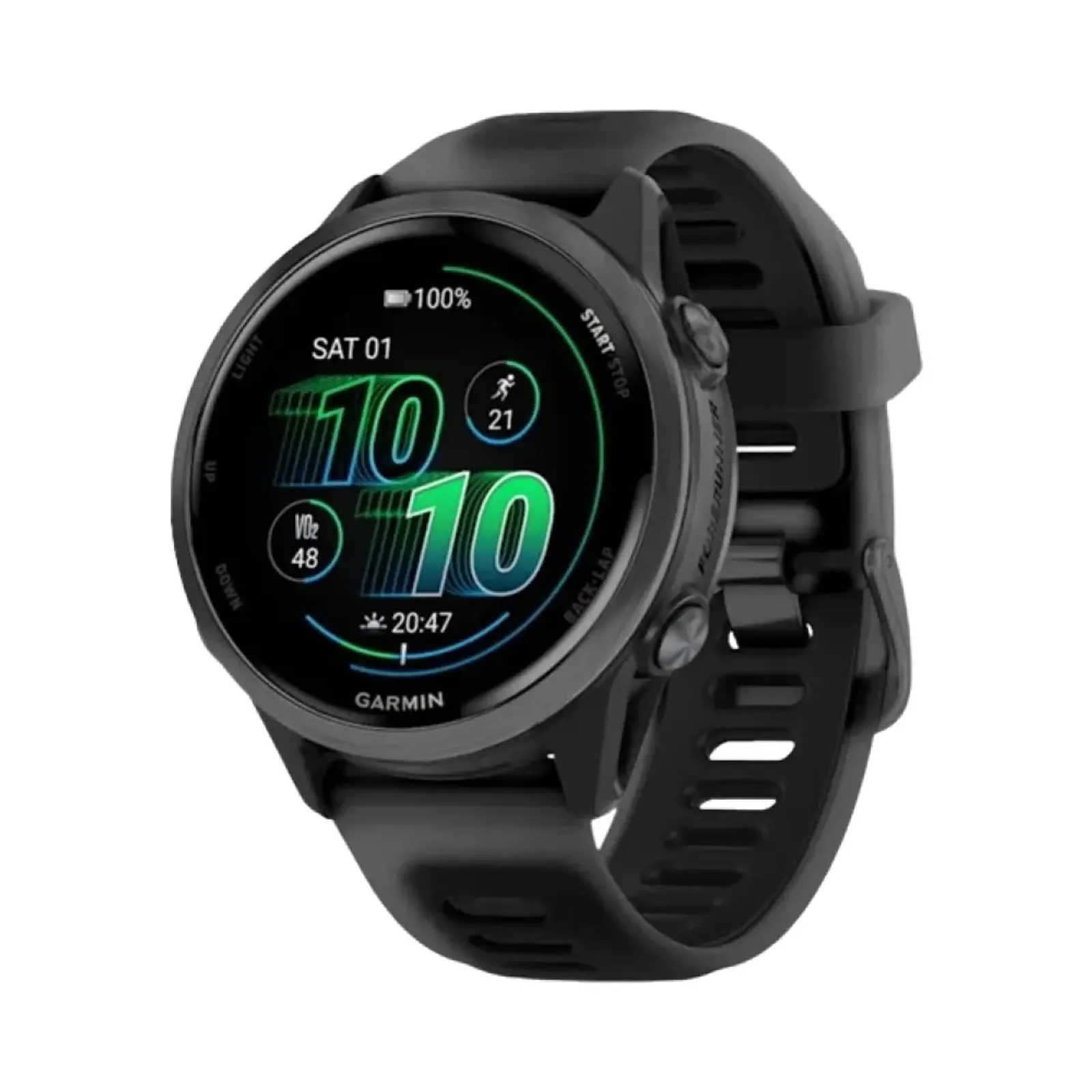 ساعت هوشمند گارمین 42mm Forerunner 570 Aluminum Case with Silicone Band