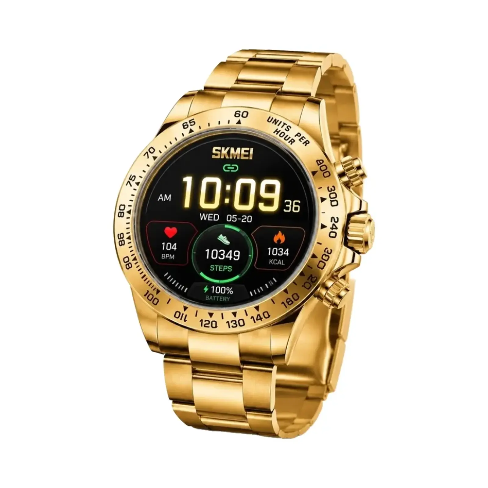 ساعت هوشمند اسکمی 49mm BX 51 Metal Case with Metal Band