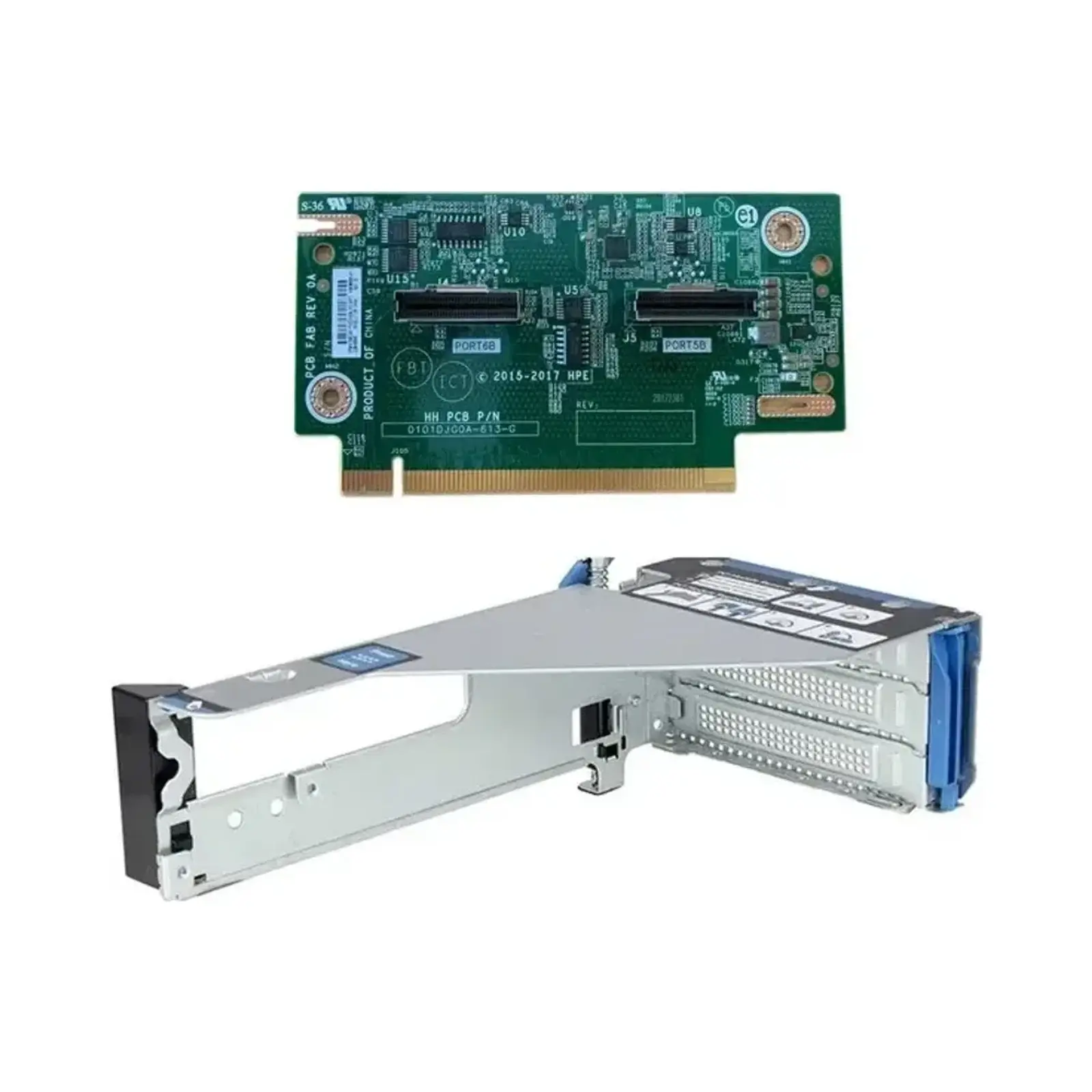 رایزر سرور اچ پی HPE ProLiant DL380 Gen10 Plus 2-port 4NVMe x16 SlimSAS Secondary Riser Kit - P27089-B21