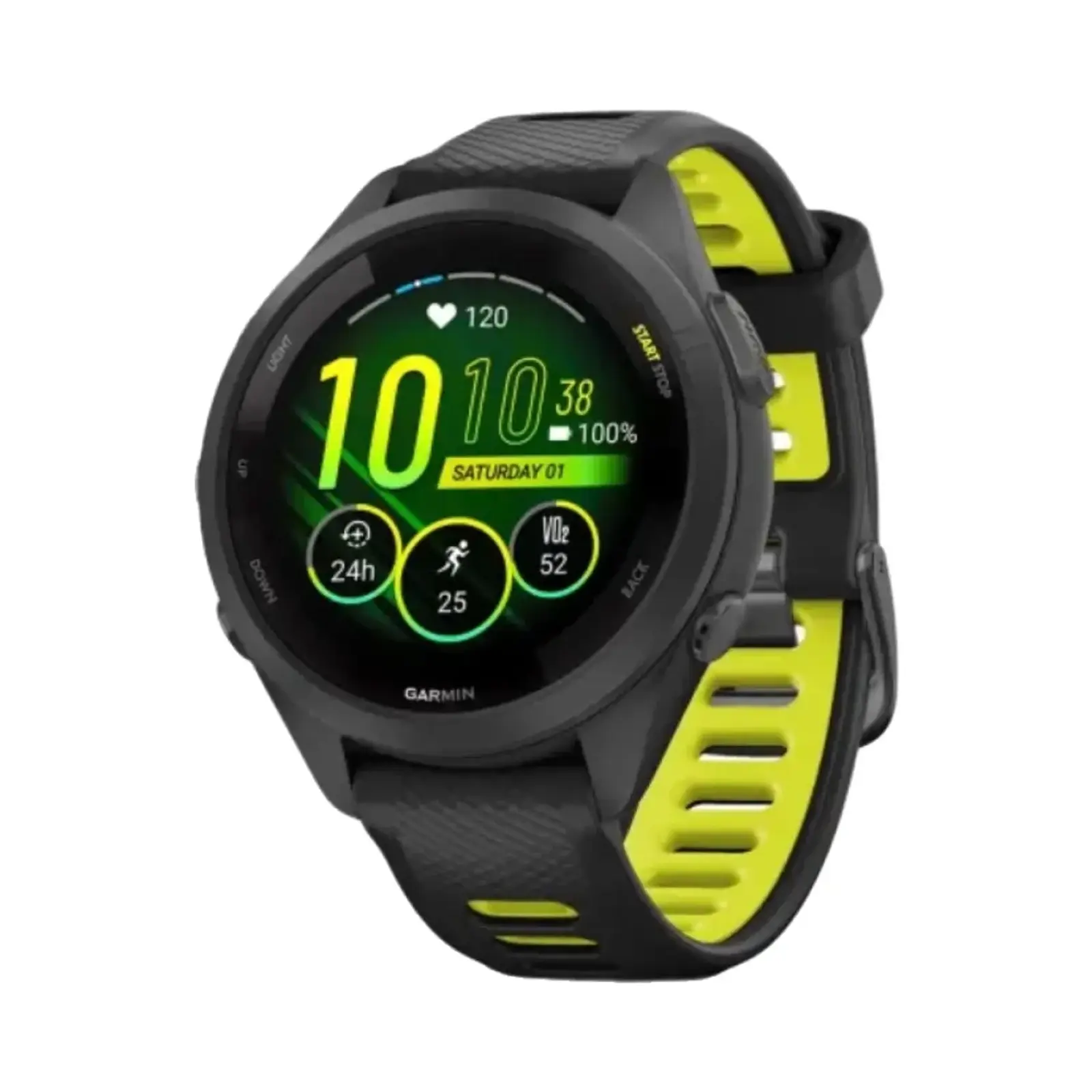 ساعت هوشمند گارمین 42mm Forerunner 265S Metal and Plastic Case with Silicone Band - مشکی