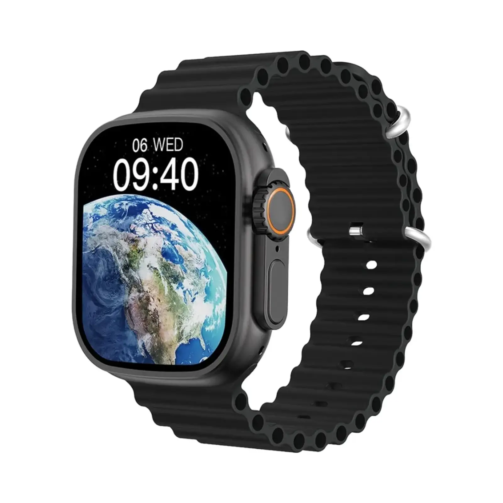ساعت هوشمند ورنا 49mm W49 Ultra Stainless Steel Case with Silicone Band