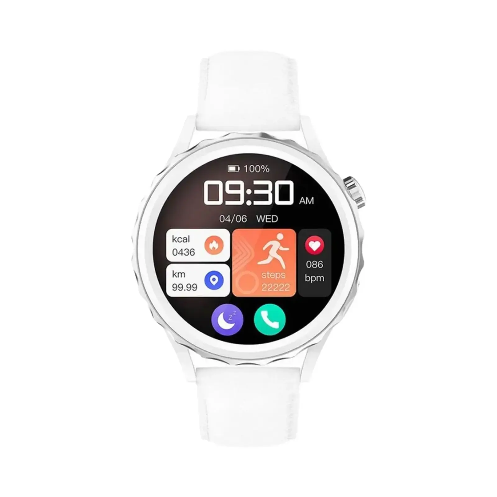 ساعت هوشمند جی تب GT5 pro with Silicone Band - سفید