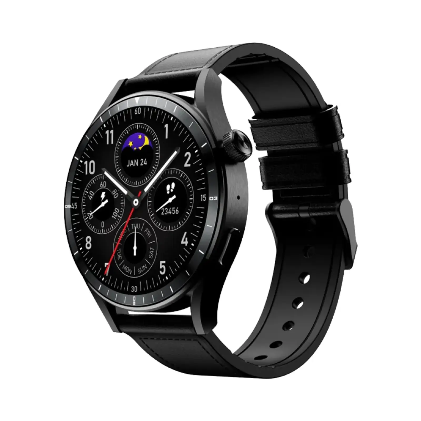 ساعت هوشمند اینفینیکس 47mm XWATCH N4 PRO Zinc Alloy Case with Plastic Band - مشکی