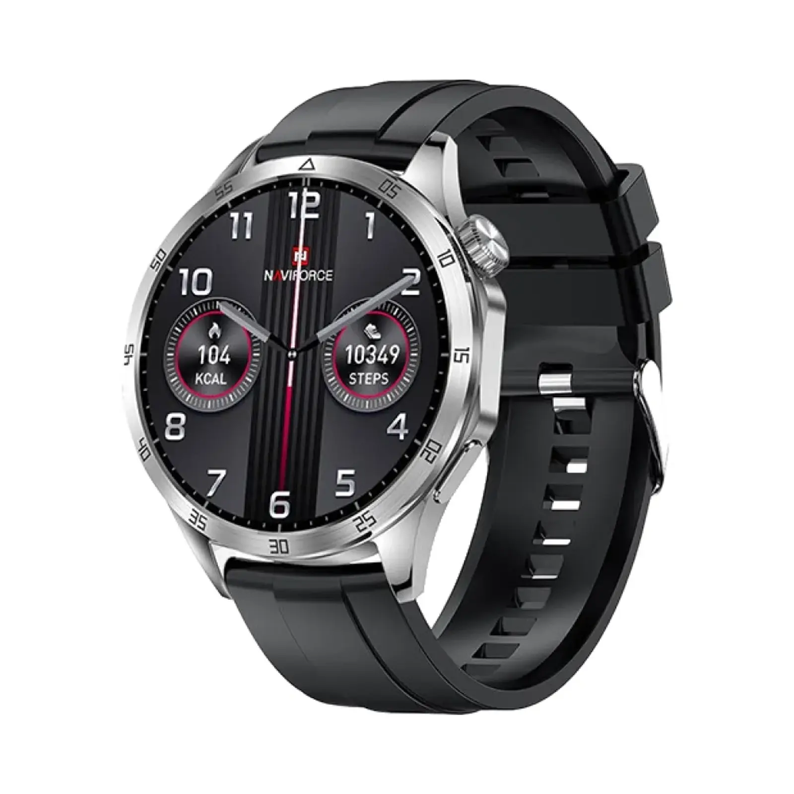 ساعت هوشمند نیوی فورس NT12 S/B Metal Case with Silicone Band - استیل