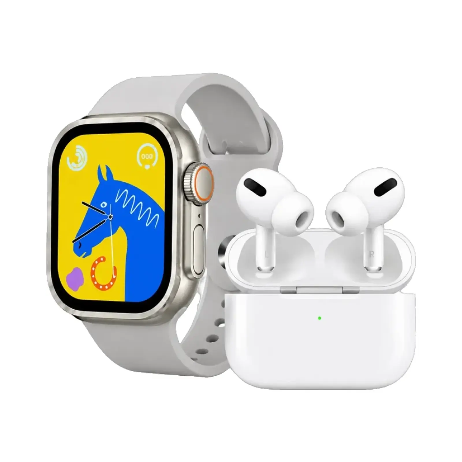 ساعت هوشمند مفیت پلاس 49mm 1+7 Metal Case with Silicone Band