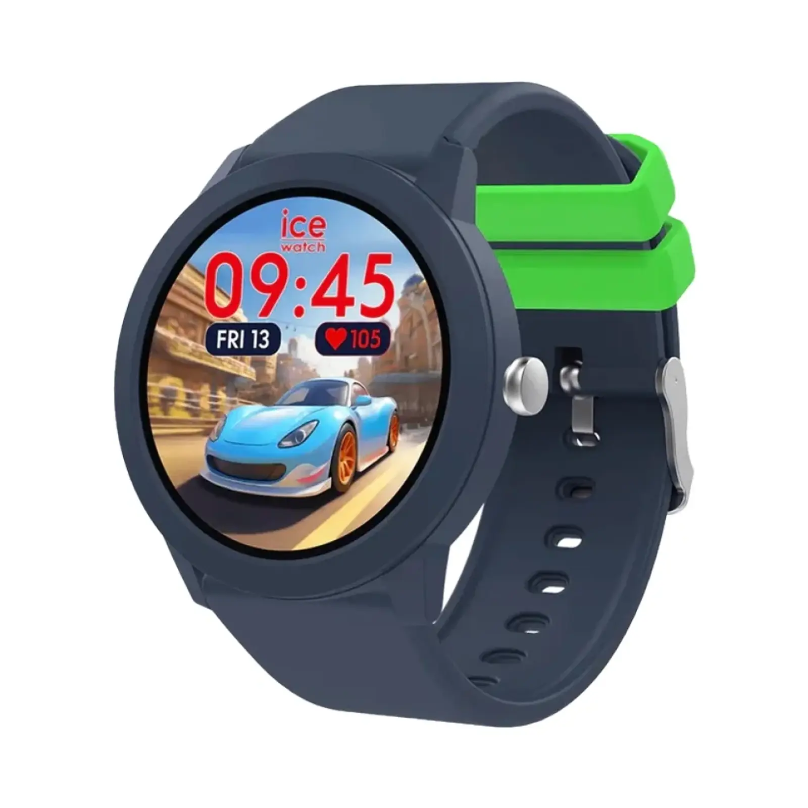 ساعت هوشمند آیس واچ 39mm 025247 Plastic Case with Silicone Band - سرمه ای