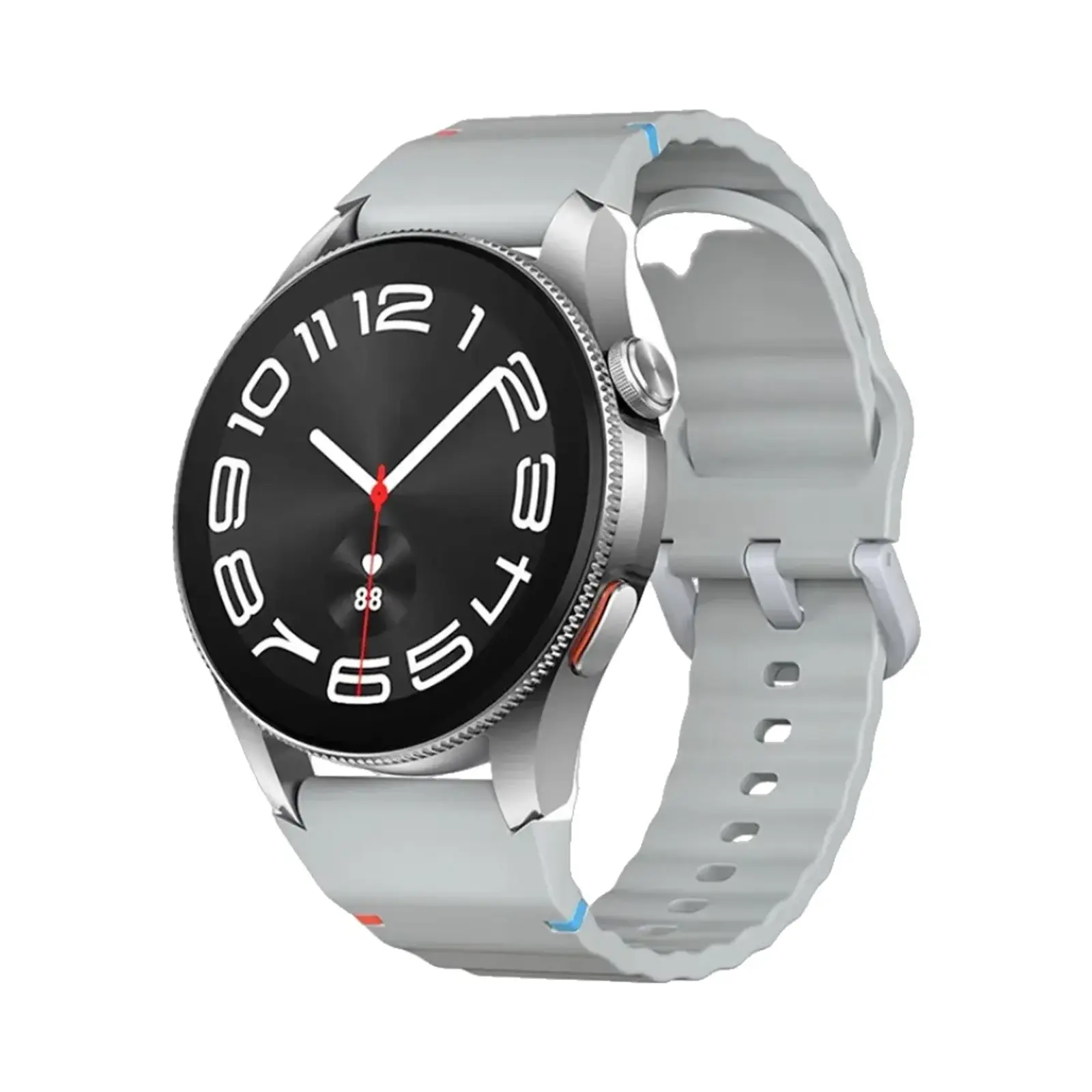 ساعت هوشمند هیمی 47mm Pi Elite Metal and Plastic Case with Silicone Band - نقره ای