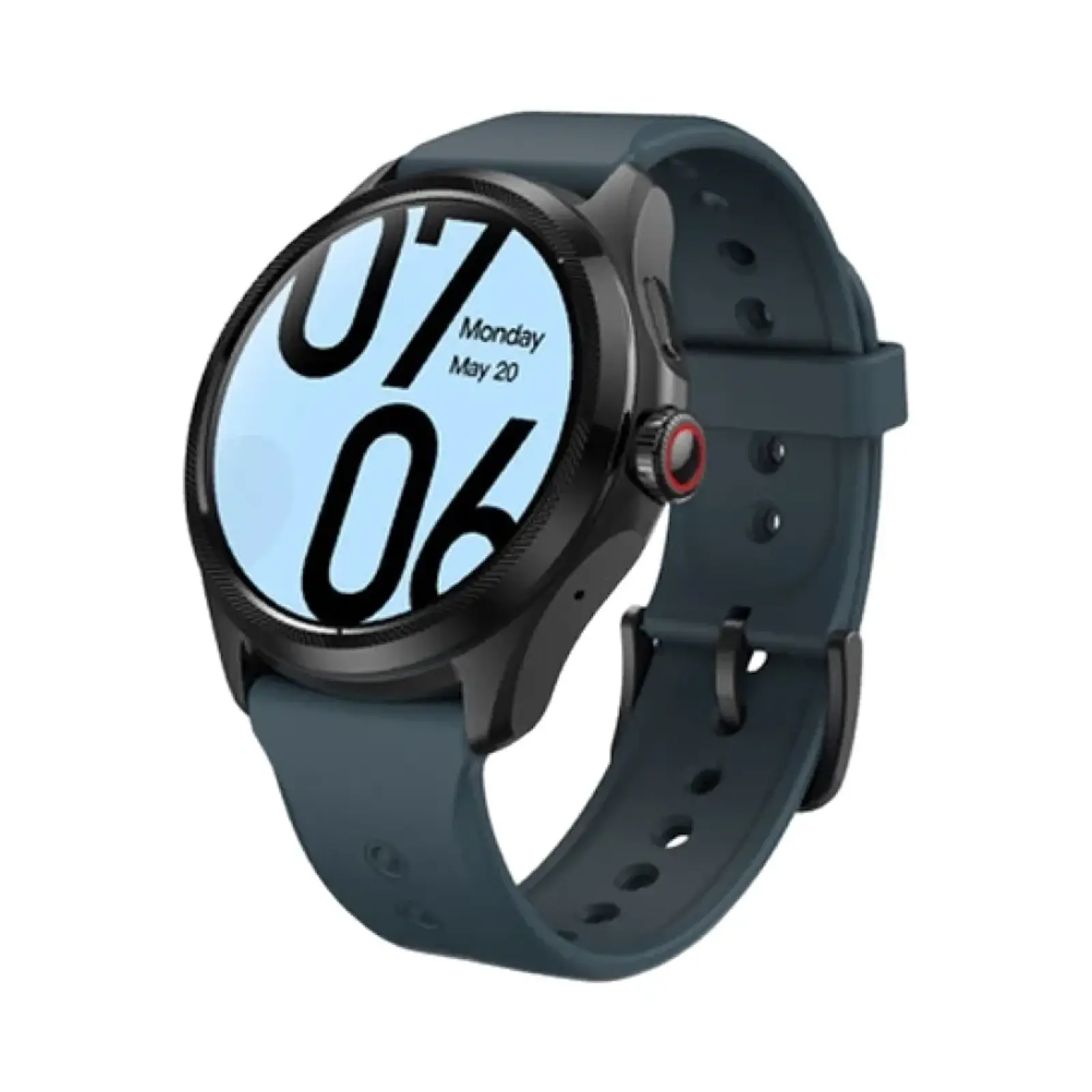 ساعت هوشمند موبووی TicWatch Pro 5 Elite Edition Blue Version Aluminum Case with Silicone Band - سرمه ای