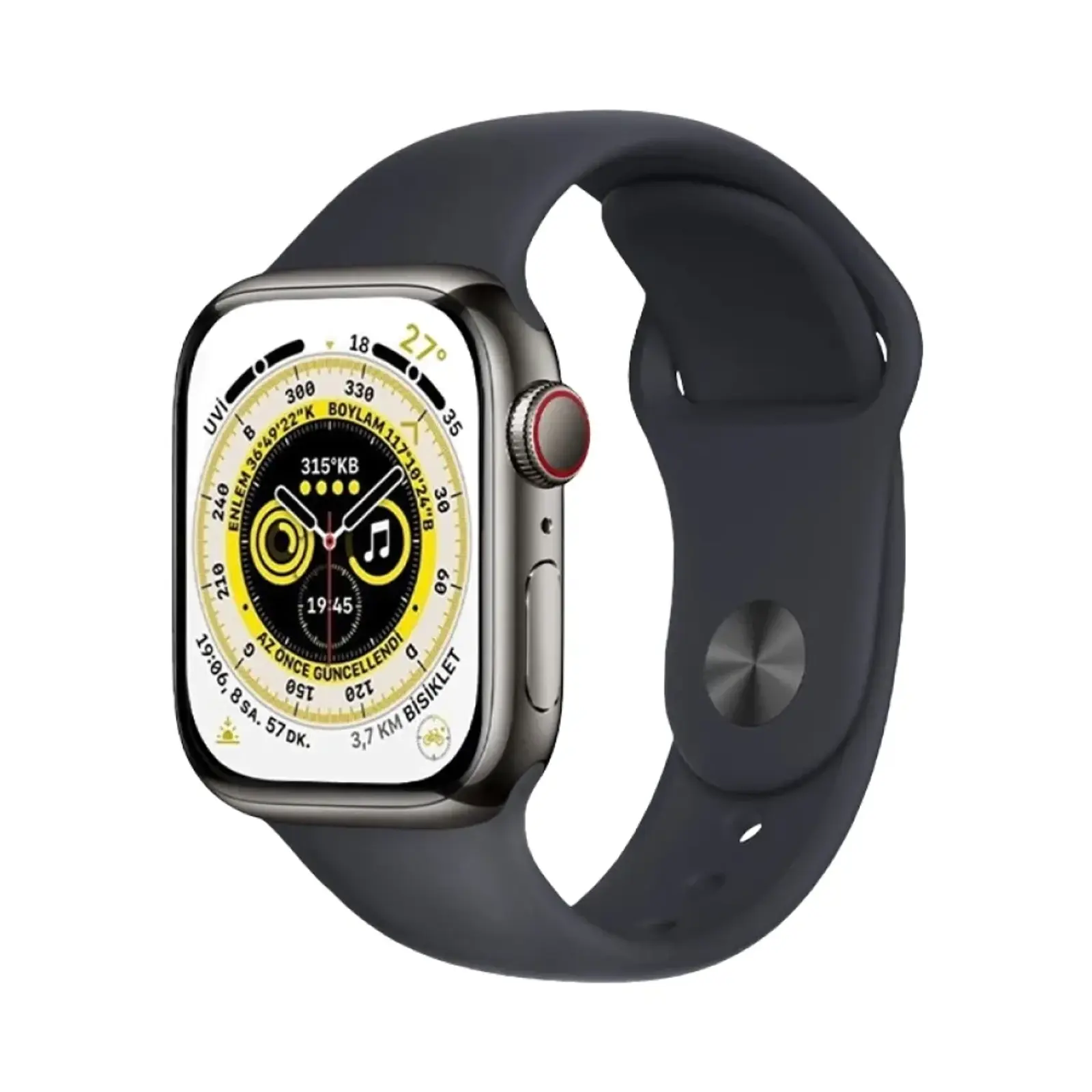 ساعت هوشمند بلک تایم T8 Max with Silicone Band - مشکی