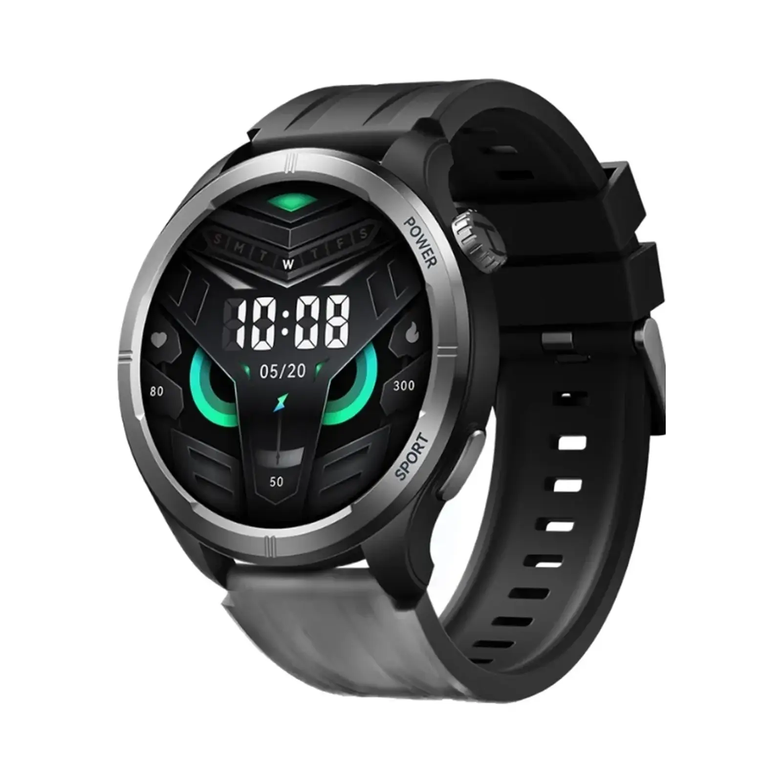 ساعت هوشمند هایلو 48mm Solar Neo Metal Case with Silicone Band - مشکی