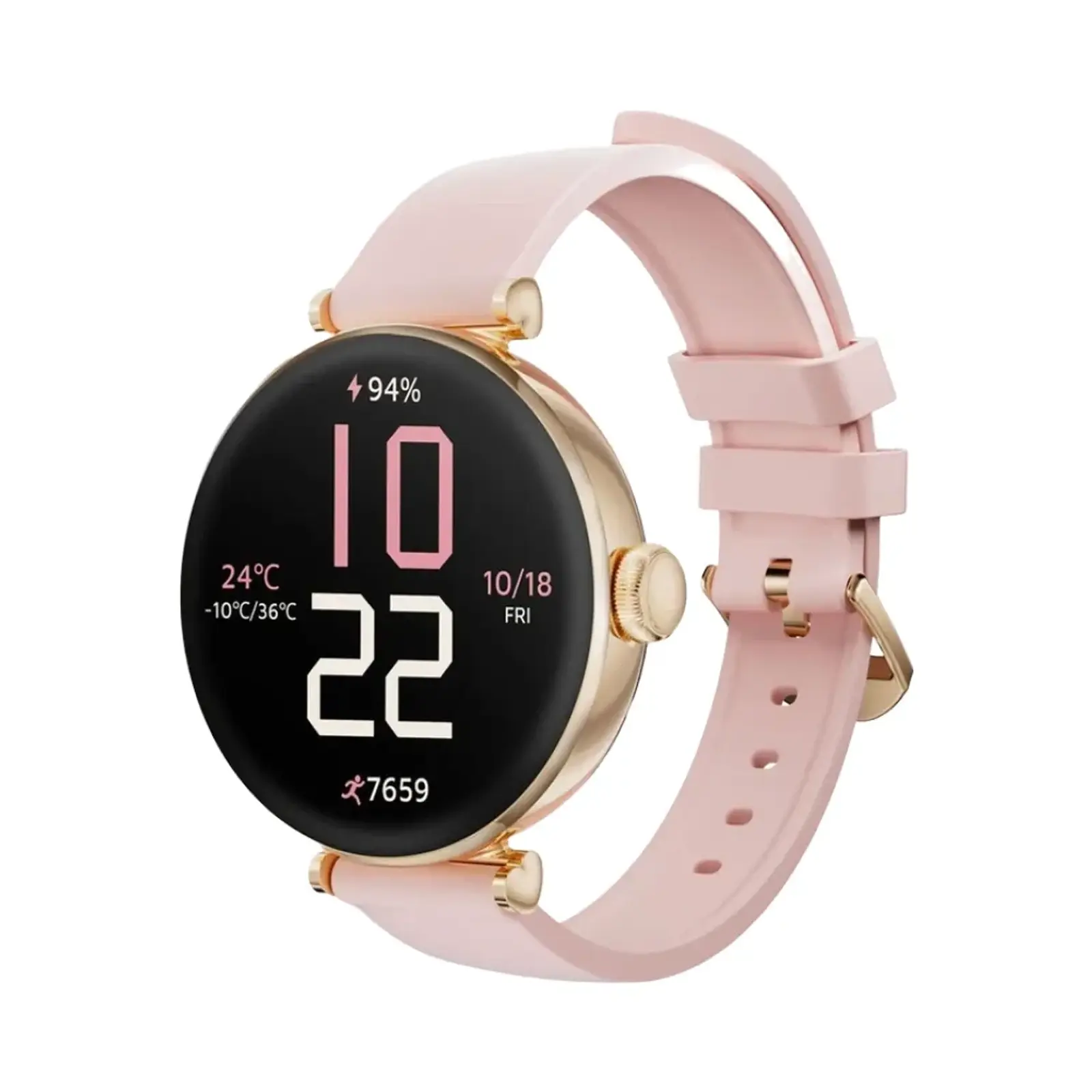 ساعت هوشمند کیسلکت Pura Metal Case with Silicone Band - طلایی