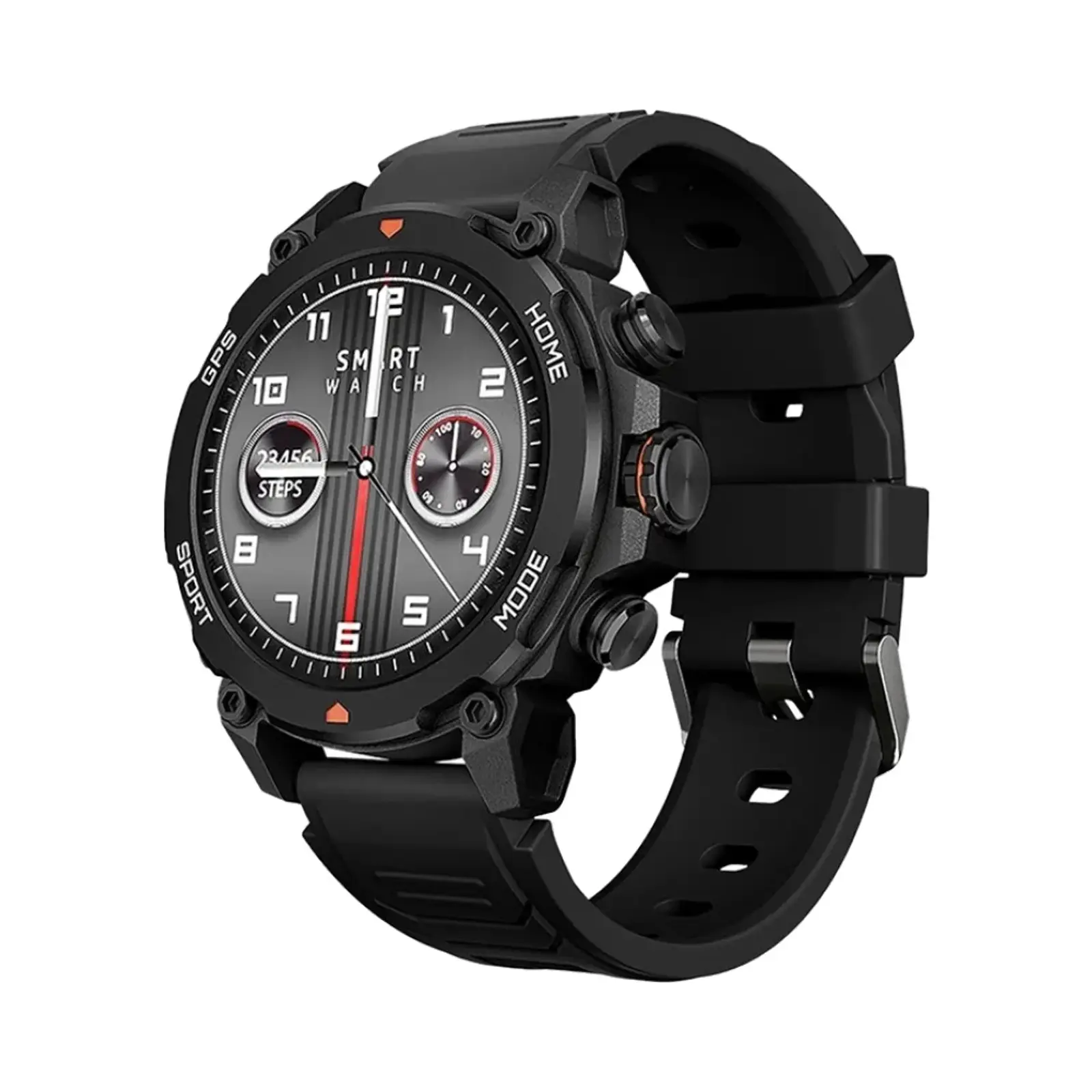 ساعت هوشمند هیمی 47mm Pi Shock Metal and Plastic Case with Silicone Band - مشکی