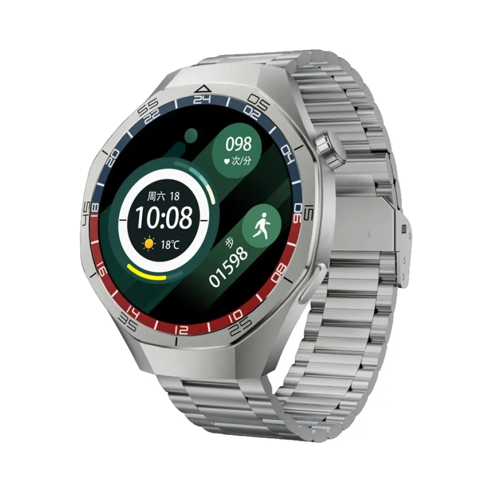 ساعت هوشمند لومینکس 49mm SK40 Metal Case with Silicone Band