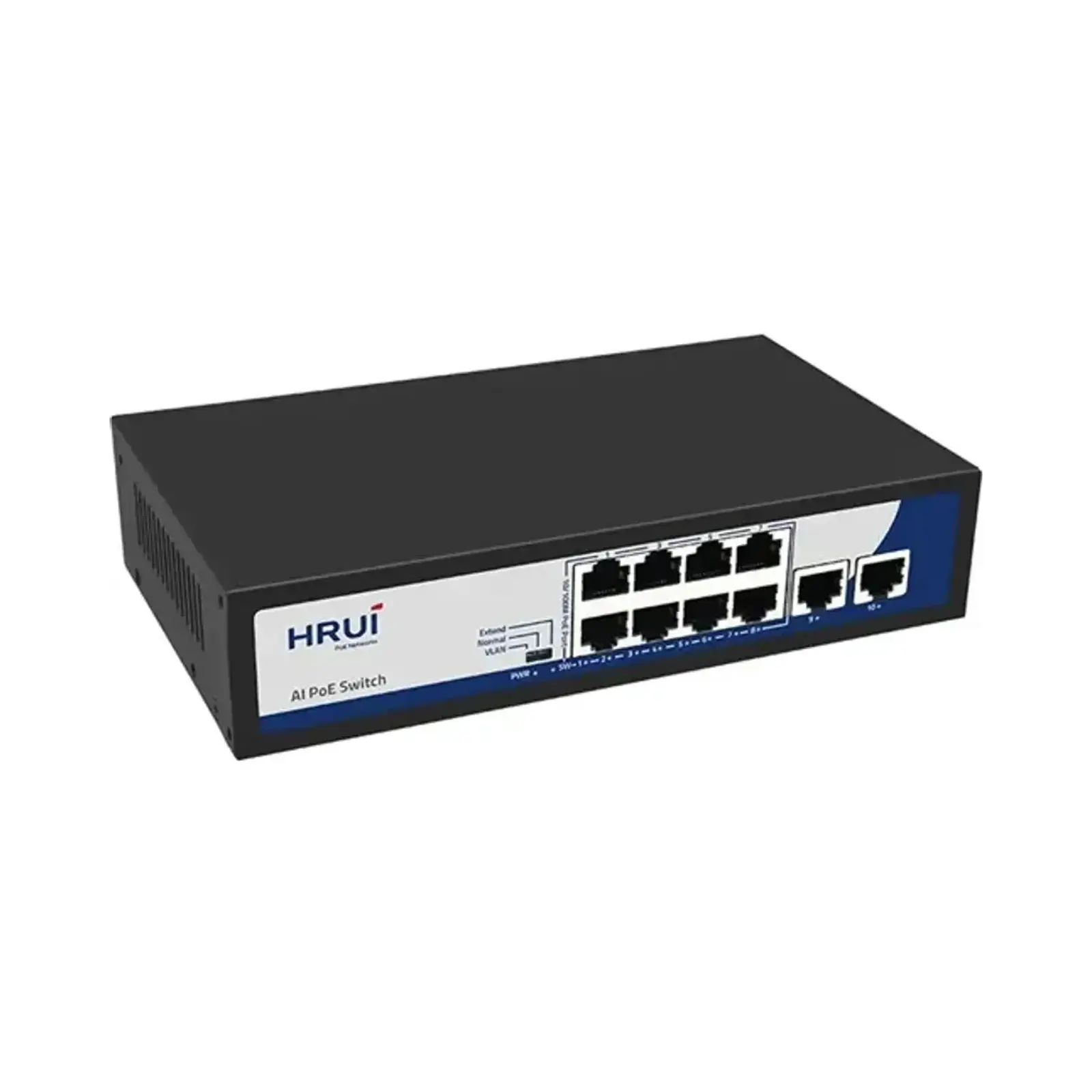 سوييچ 8 پورت اچ آر یو آی HRUI HR900-AF-82N 10/100Mbps 8 Ports