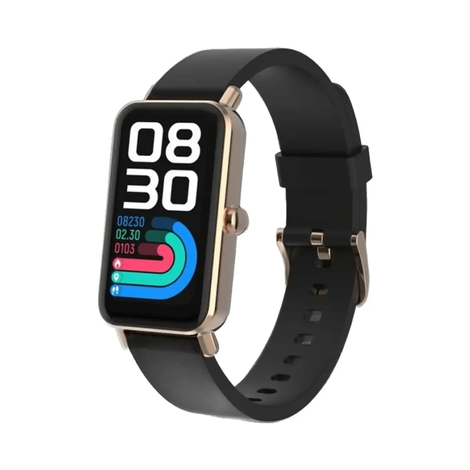 ساعت هوشمند گرین لاین JNB IMPROVED TRACK FIT CONDUCT Metal Case with Silicone Band - طلایی