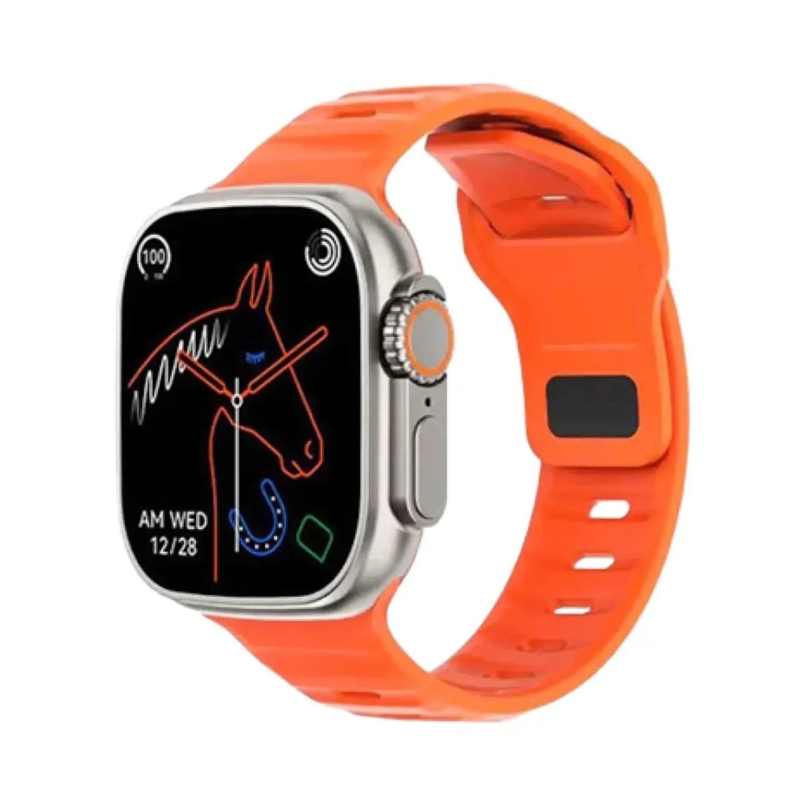 ساعت هوشمند جی تب GS8 Ultra Aluminum Case with Silicone Band - مشکی