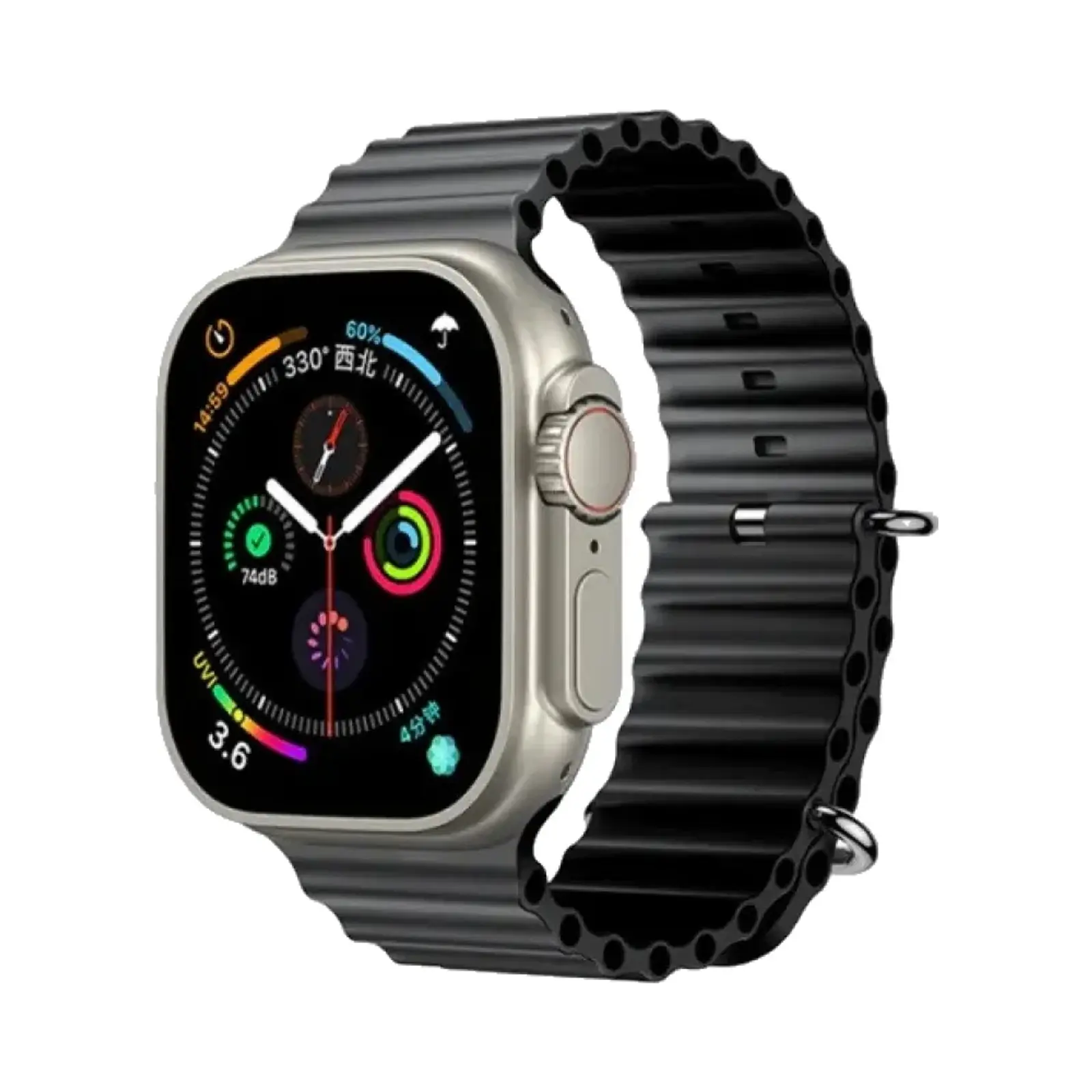 ساعت هوشمند ریمکس WATCH8 ULTRA with Silicone Band - مشکی