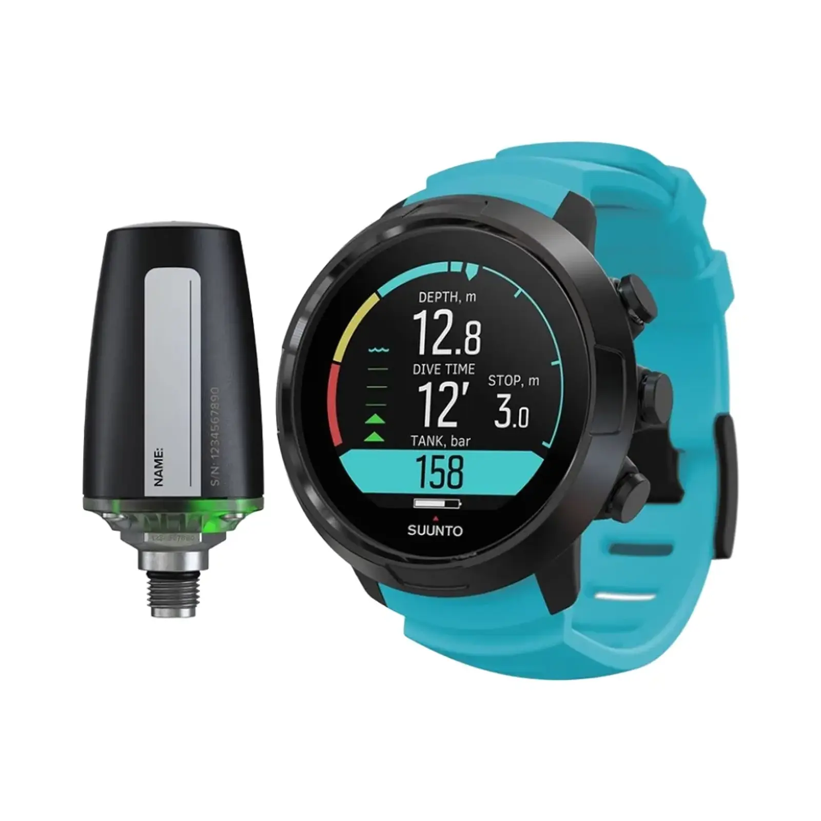 ساعت هوشمند سونتو 53mm D5 SS051085000 Metal and Plastic Case with Silicone Band - آبی روشن