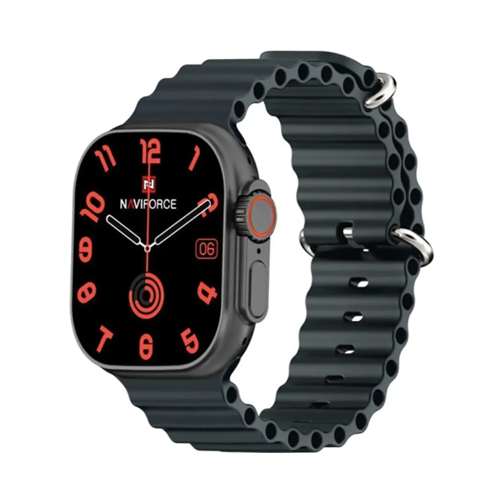 ساعت هوشمند نیوی فورس NT13 B/B Metal Case with Silicone Band - مشکی