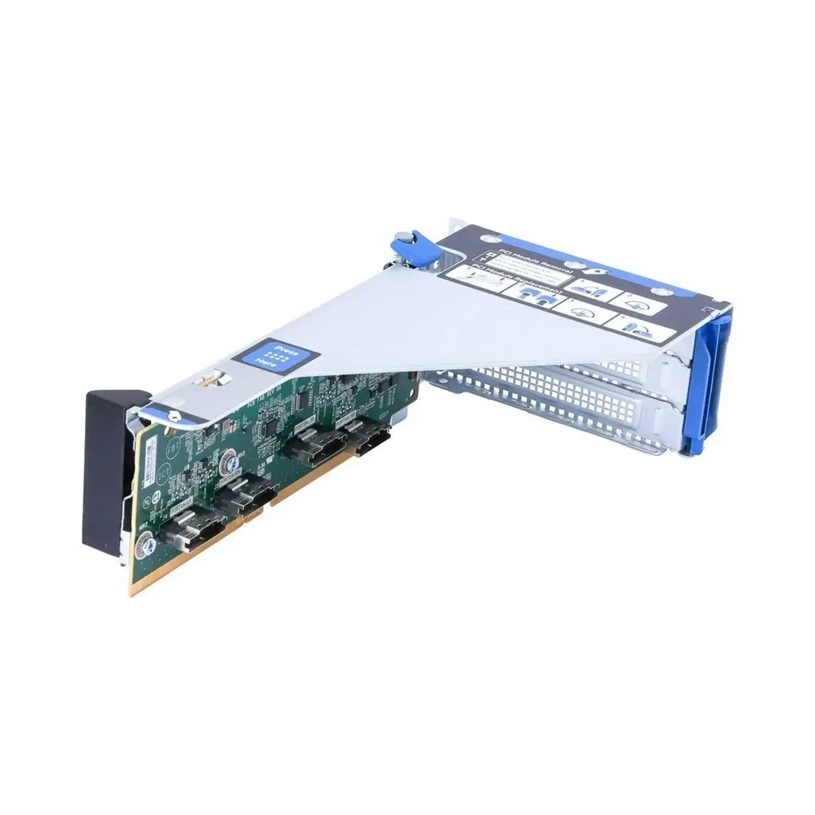 رایزر سرور اچ پی HPE DL38X Gen10 4-port 8NVMe Secondary SlimSAS Riser - 873732-B21