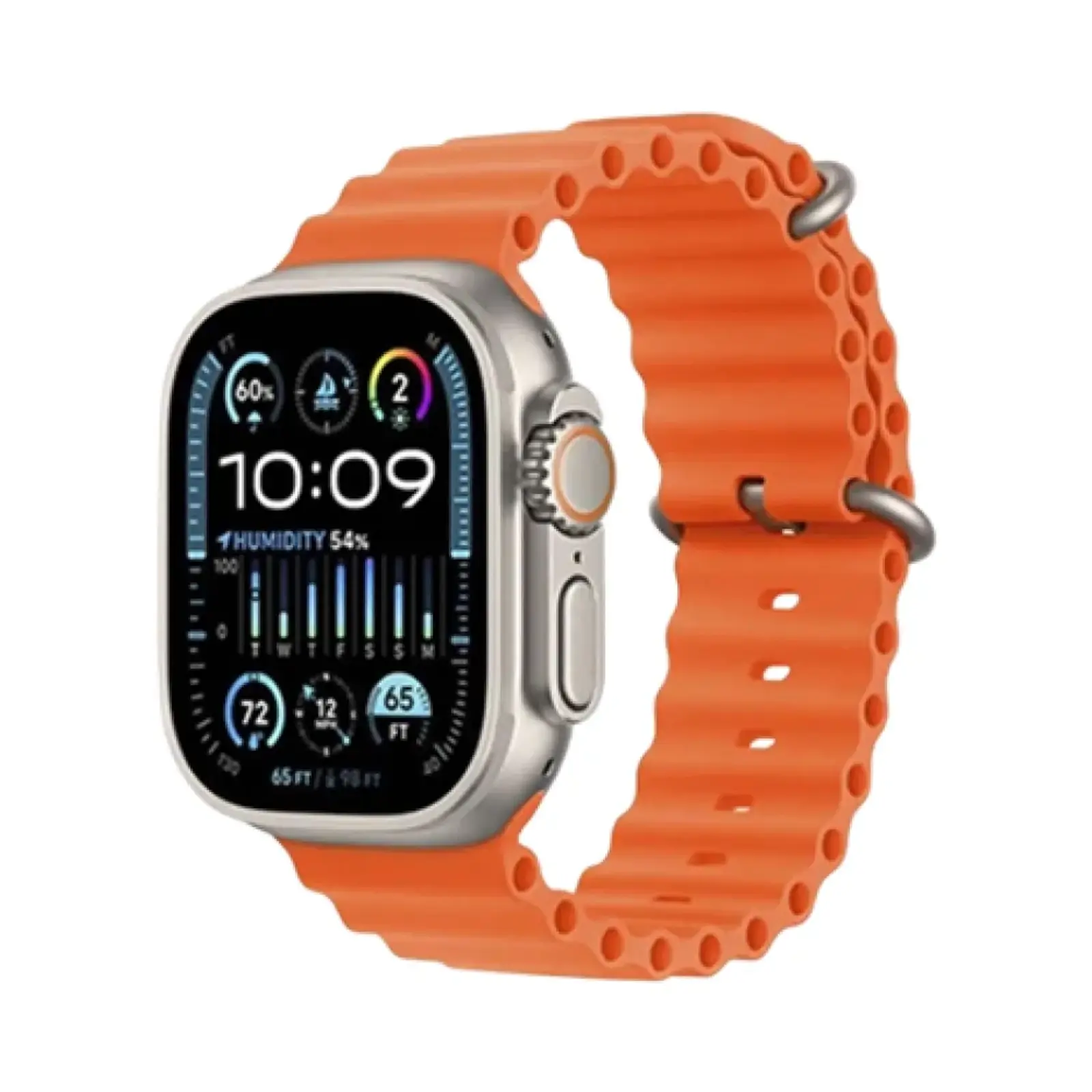ساعت هوشمند اوالی OS8 Ultra Pro Metal Case with Silicone Band - سفید