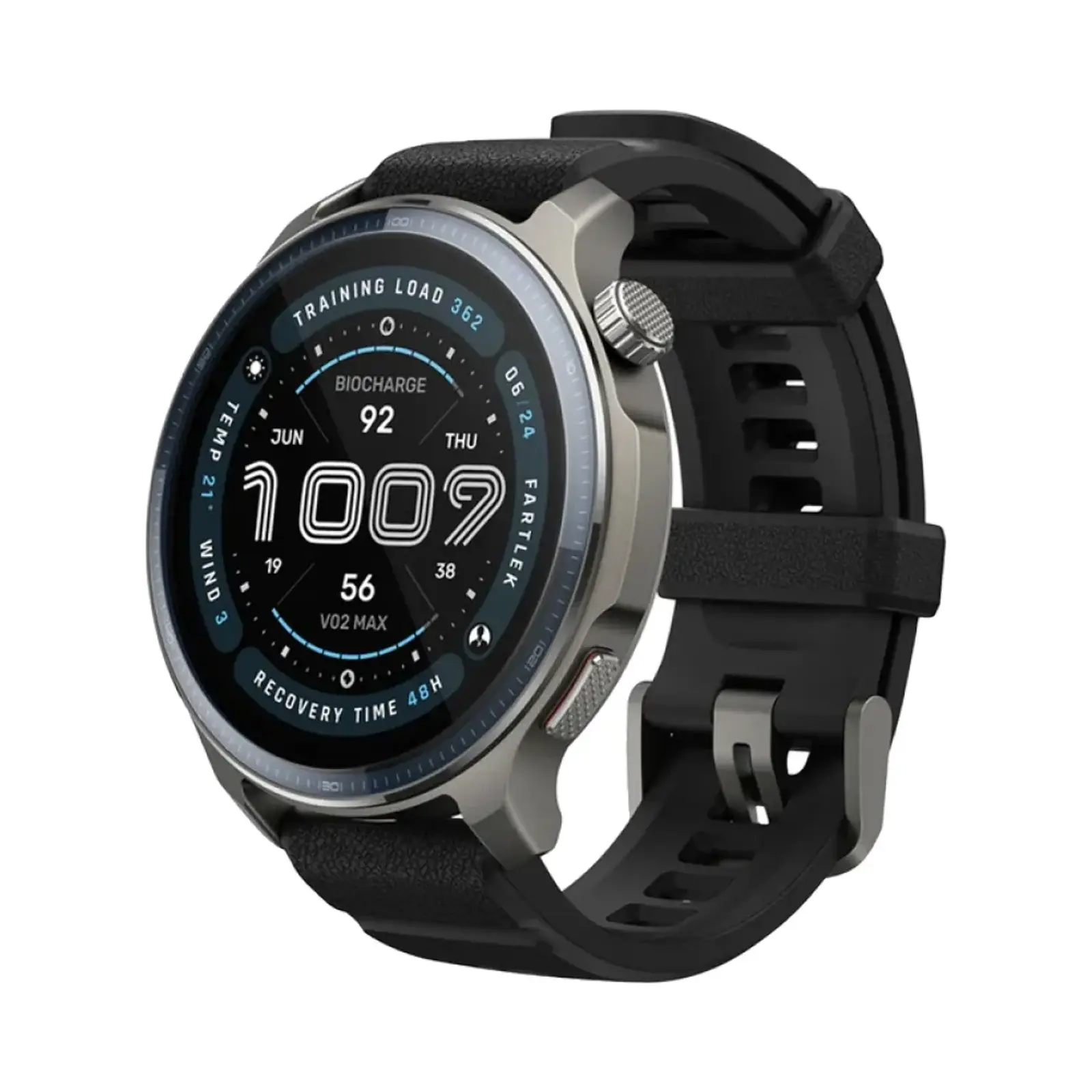ساعت هوشمند امیزفیت 47mm Balance 2 Metal and Plastic Case with Silicone Band - مشکی