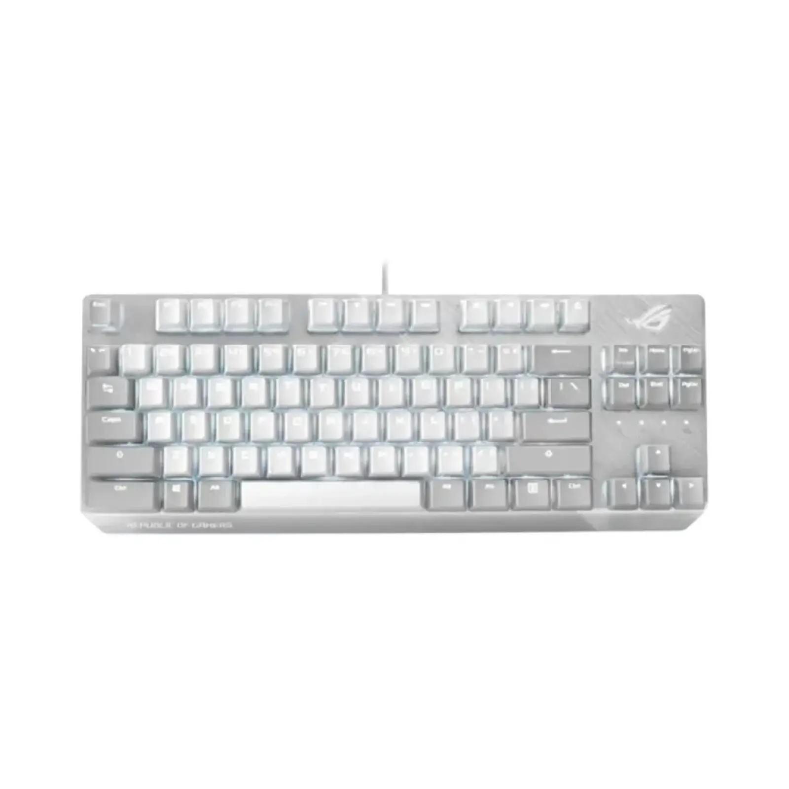 کیبورد گیمینگ باسیم ایسوس ROG Strix Scope NX TKL Moonlight White
