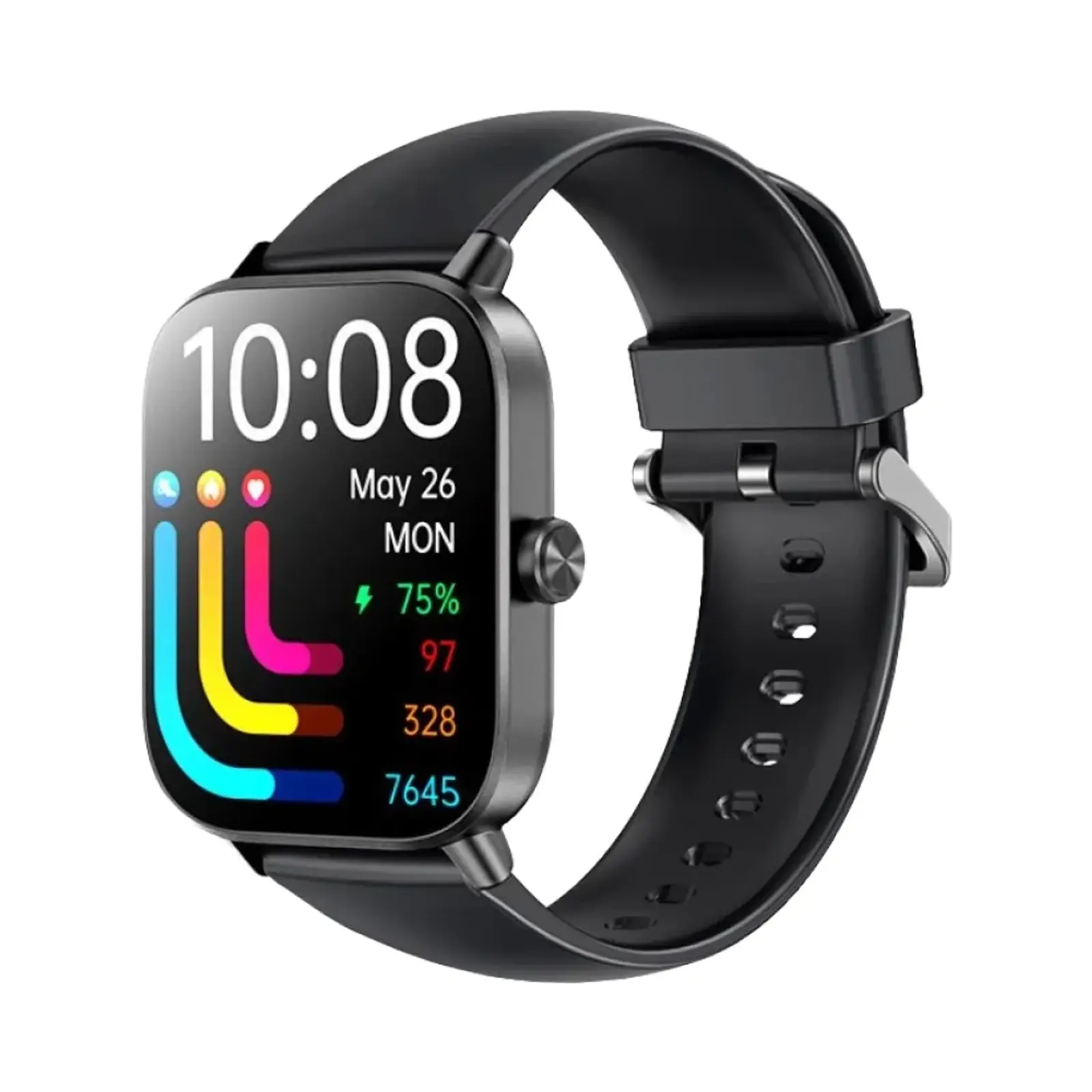 ساعت هوشمند ریمکس 46mm 20 WATCH Zinc Alloy Case with Plastic Band - مشکی