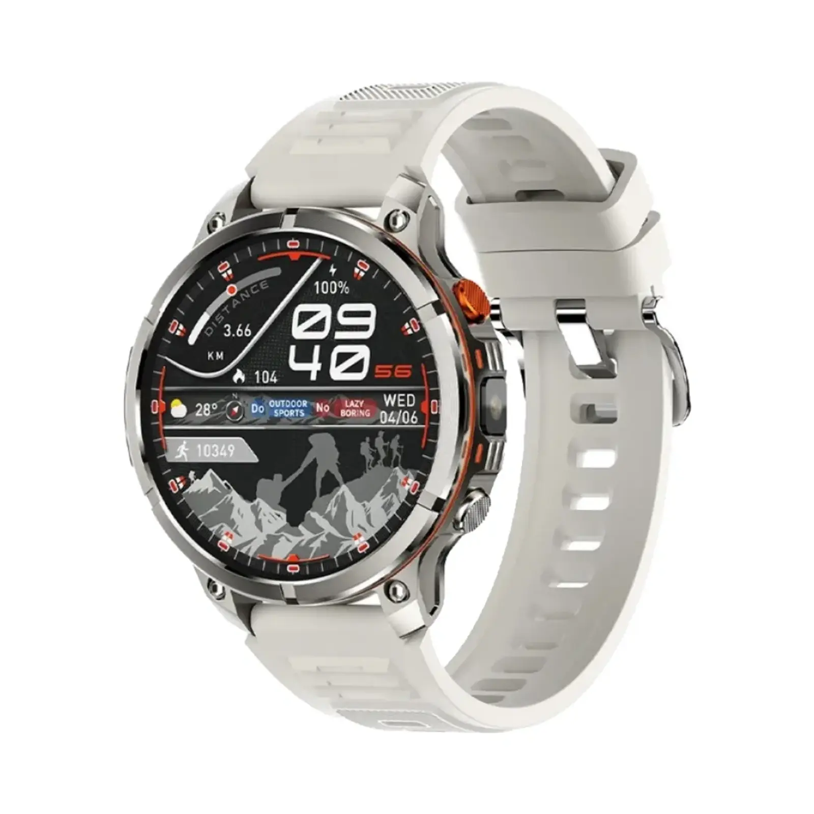ساعت هوشمند مایکروویر 43mm Z422 Metal Case with Silicone Band
