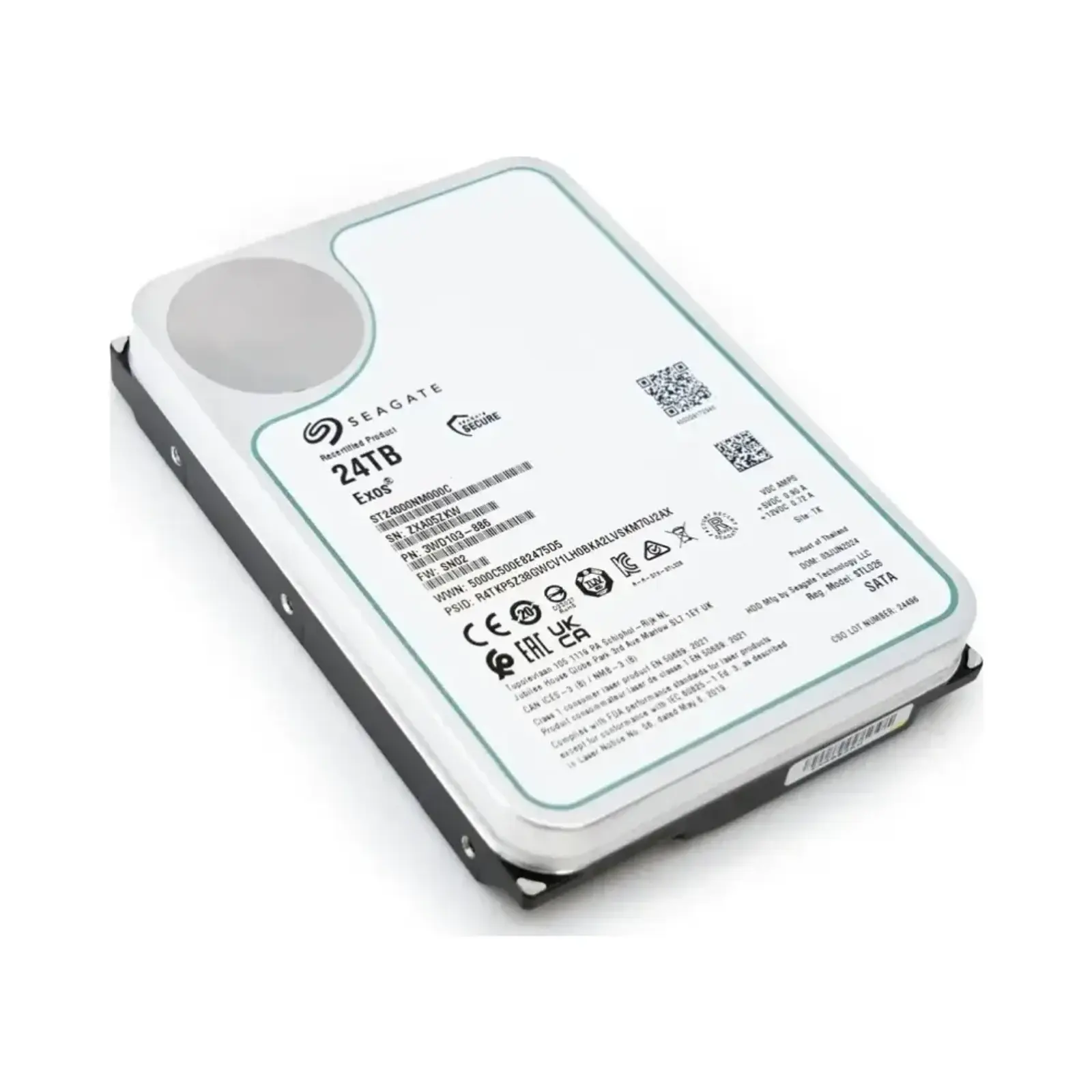 هارد دیسک اینترنال سیگیت Exos Recertified ST24000NM00C 24TB SATA