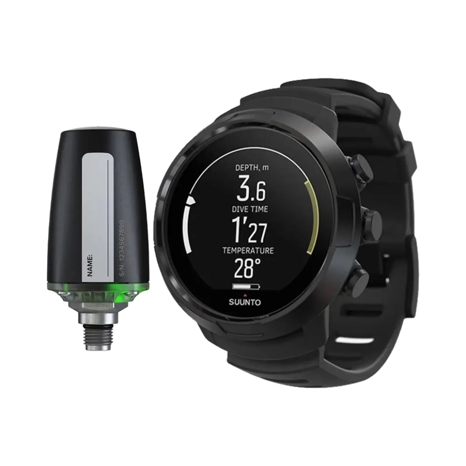 ساعت هوشمند سونتو 53mm D5 SS050192000 Metal and Plastic Case with Silicone Band - مشکی