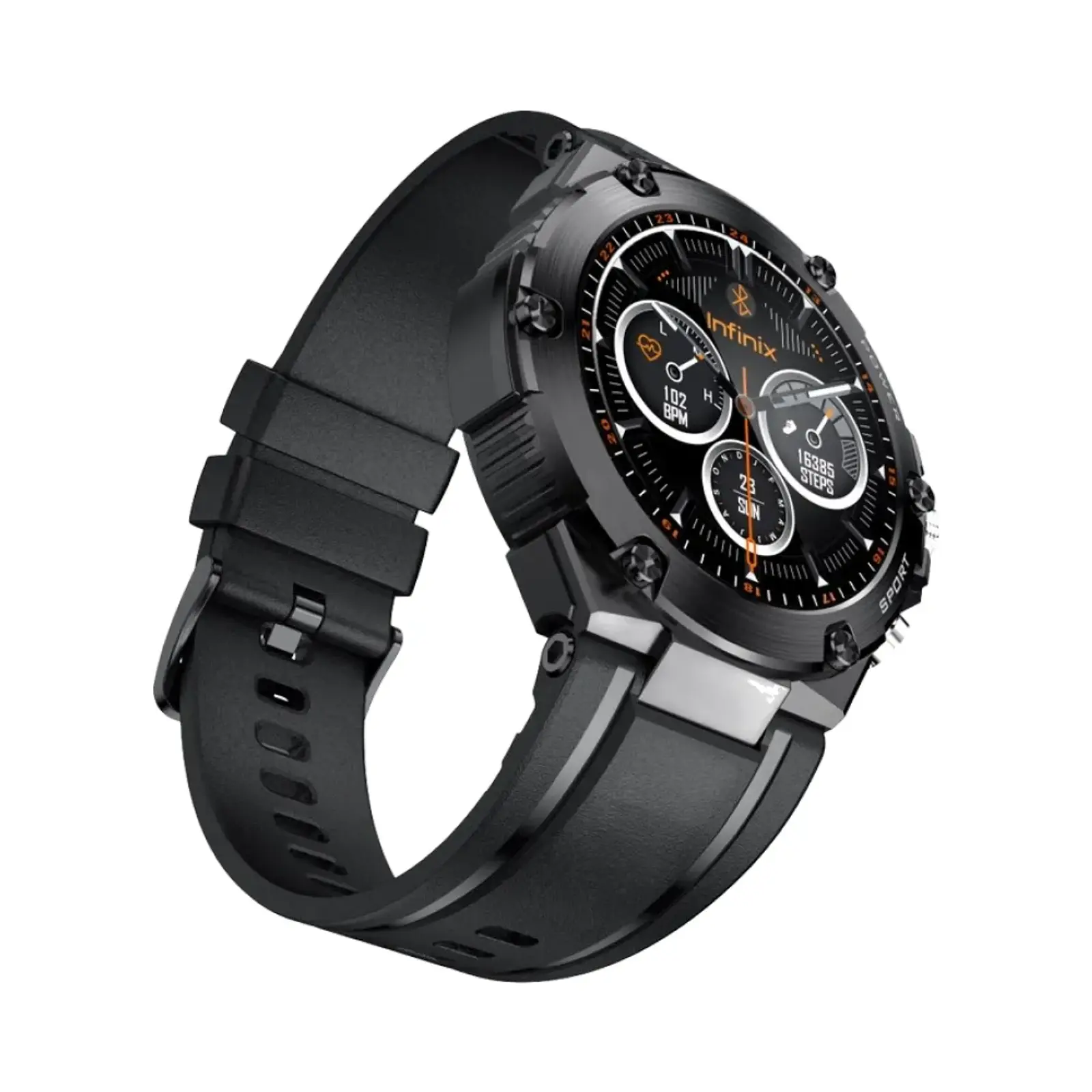 ساعت هوشمند اینفینیکس 40mm XWatch 3 GT Zinc Alloy Case with Plastic Band - خاکستری