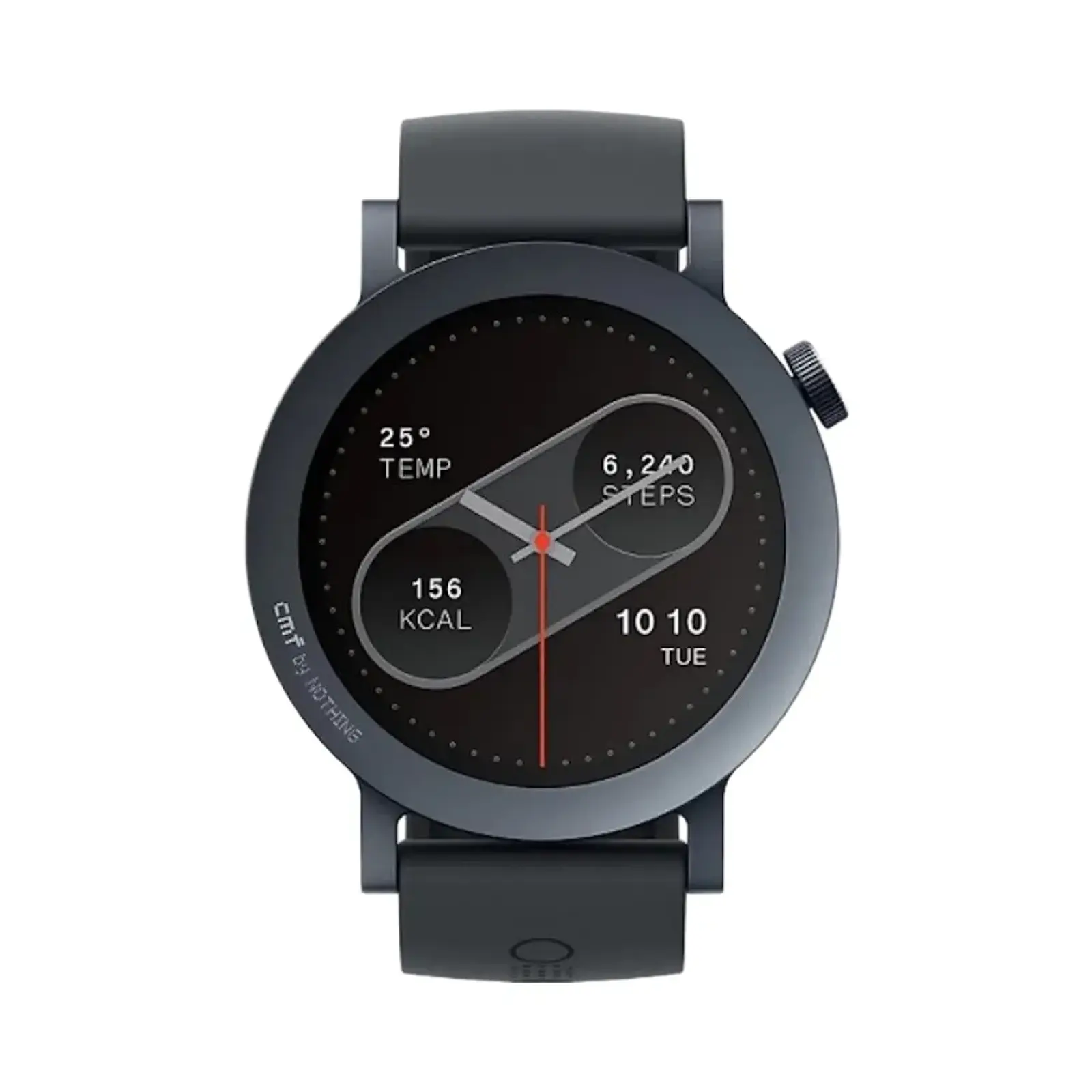 ساعت هوشمند ناتینگ MMD WATCH 2 BEST PRO Metal Case with Silicone Band - طوسی تیره
