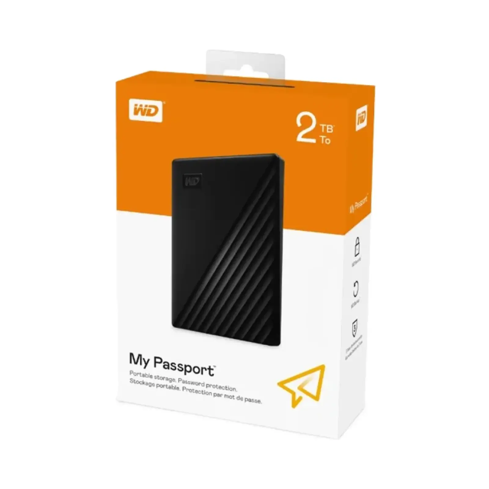 هارد اکسترنال 2 ترابایت وسترن دیجیتال My Passport 2TB - مشکی