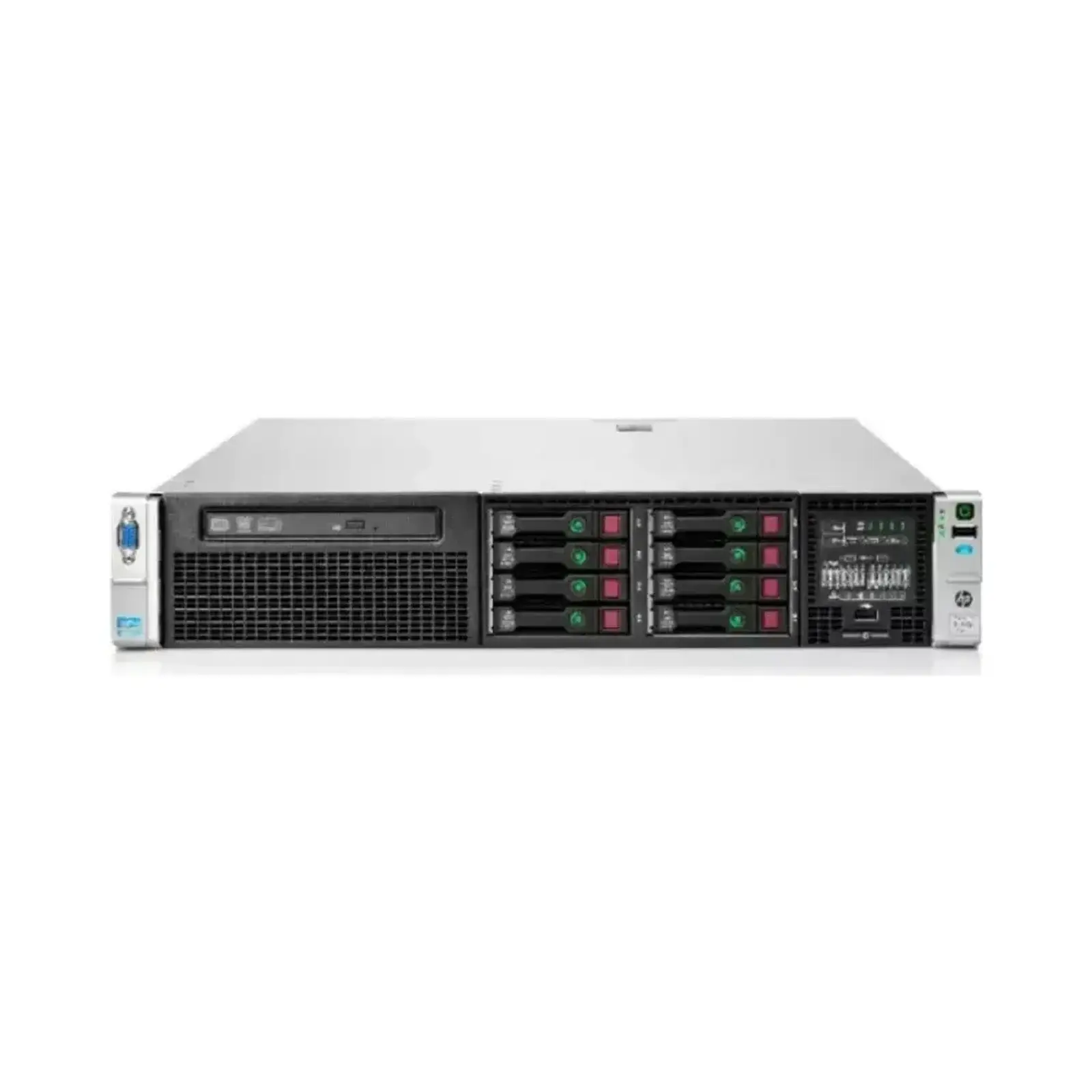 سرور حسابداری اچ پی HP DL380P G8 8SFF-A Xeon 2667 v2x2/32GB DDR3/240GB SSDx2/Intel