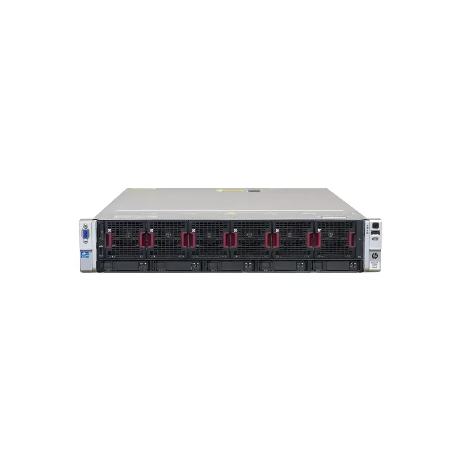 سرور مجازی سازی اچ پی HP DL560 G8 5SFF-Xeon 4657L v2x4/384GB DDR3/1.2TB HDDx3/800GB SSDx2/Intel